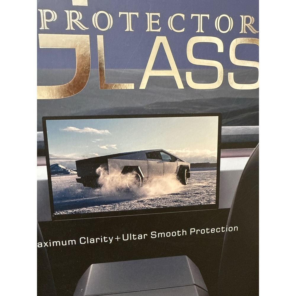 Tesla Cybertruck Screen Protector 2024 Matte HD Navigation Rear 3pcs - Picture 3 of 4